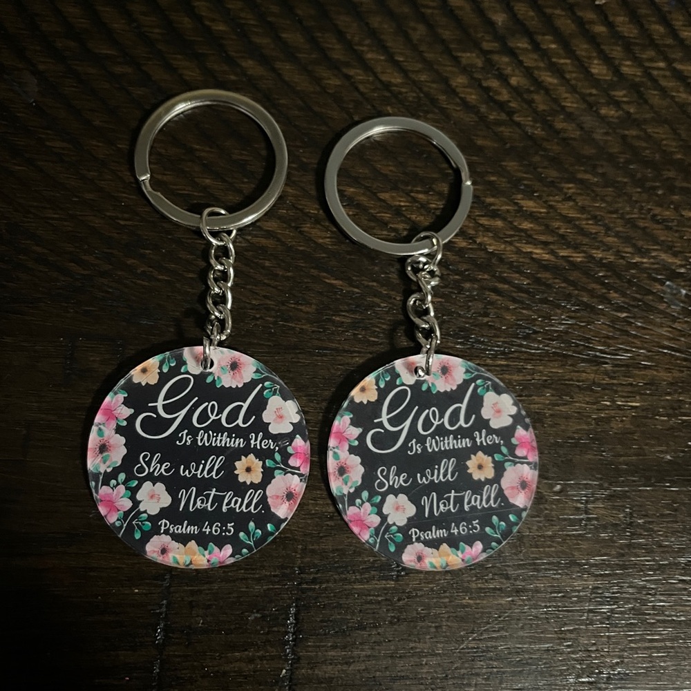 2 Pack Religious Keychains - Picture 3 of 3